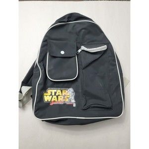 1999 Child’s Star Wars JuniorBackpack, Black with R2-D2 Character in Logo, used
